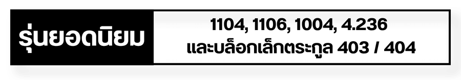 รุ่นยอดนิยมต่างๆ